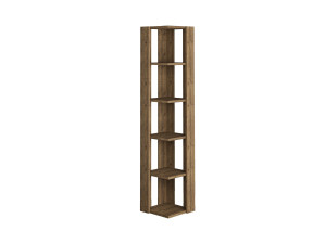 Libreria in legno "Nati" - 32 x 32 x 161 cm - Marrone