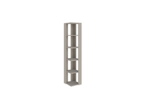 Libreria in legno "Nati" - 32 x 32 x 161 cm - Pietra arenaria