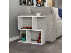 Tavolo d'appuntamento in legno "Mania" - 60 x 20 x 60 cm - Bianco 2