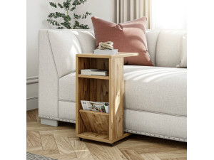 Tavolino in legno "Filinta" - 30 x 40 x 63 cm - Pino 2