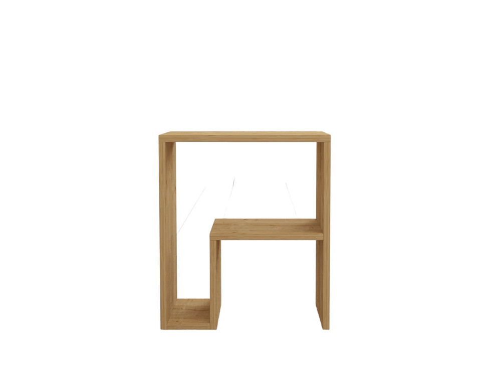 Tavolino in legno "Yepa" - 45 x 29 x 51 cm - Rovere Zaffiro