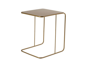 Tavolino in metallo "Poet" 47 x 46 x 57 cm - Oro