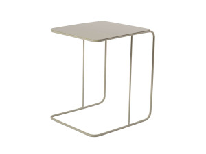 Tavolino in metallo "Poet" 47 x 46 x 57 cm - Taupe
