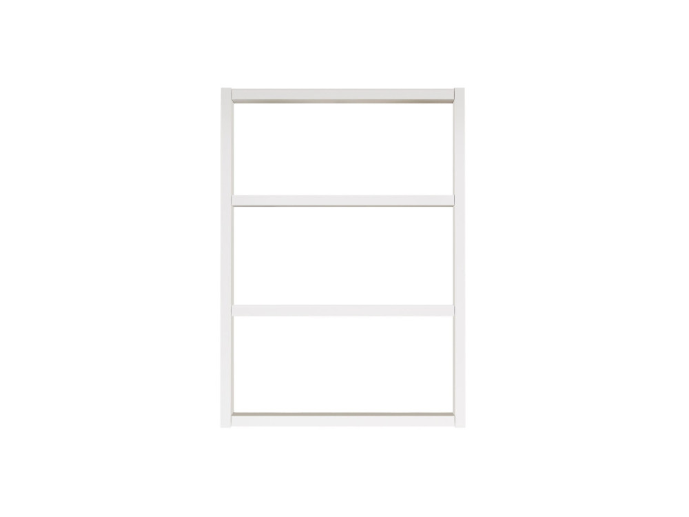 Mensola da parete in legno "PR1" - 43 x 9 x 60 cm - Bianco