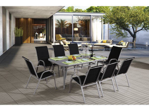 Mobili da giardino "Cordoba XL 180" - Phoenix - Nero 2
