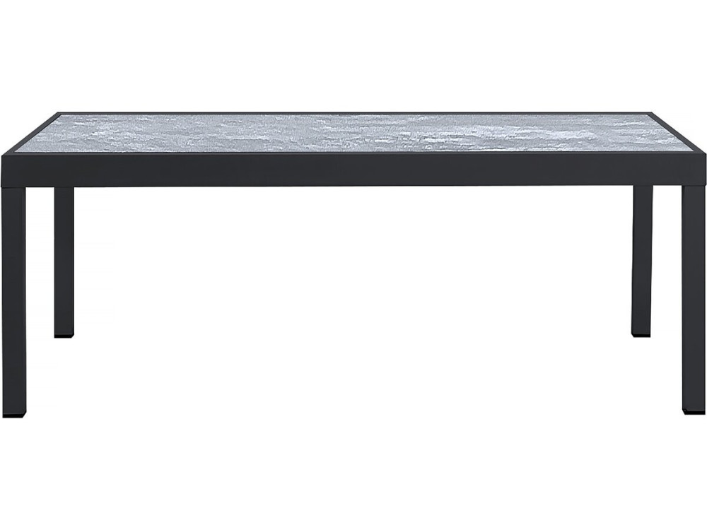 Tavolo e sedie da giardino allungabili in alluminio "Lagos" - 200/320 x 105 x 76 cm - Taupe - Posti a sedere 12