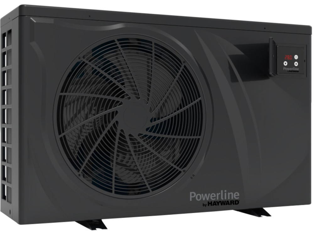 Piscina rettangolare in legno "Panama 130" - 6,20 x 4,10 x 1,31 m + pompa di calore inverter "PowerLine by Hayward" 6 kw/h - Ner