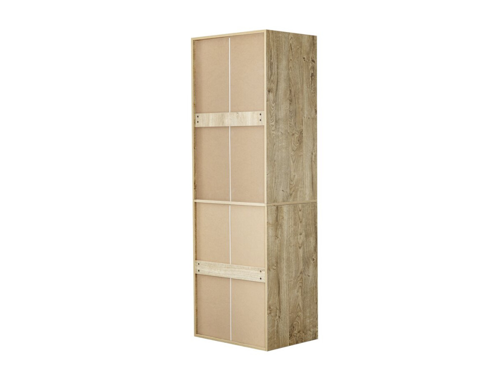 Kit dressing modulable avec penderie, porte-pantalons, 5 tiroirs et 2 étagères "Opéra" - 2 éléments - Beige