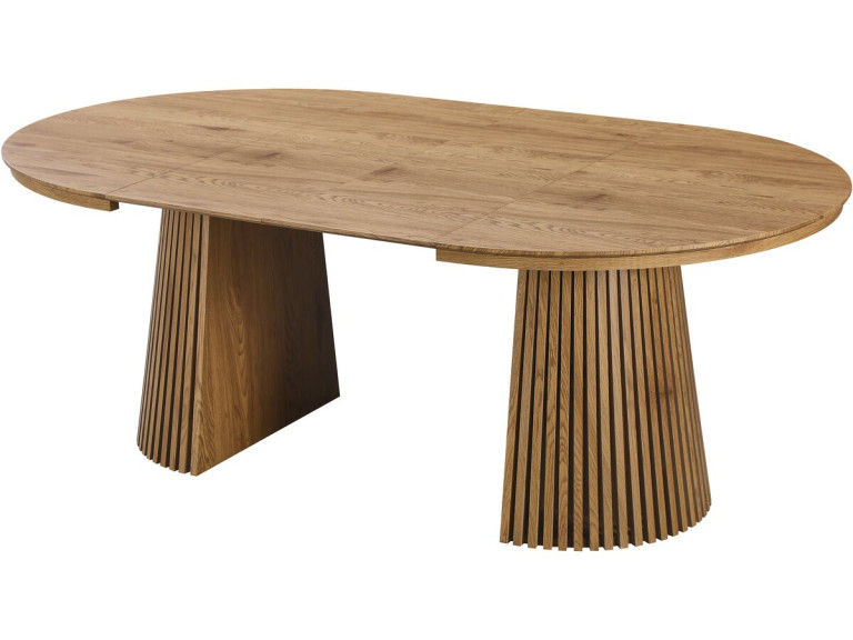 Tavolo da pranzo allungabile in legno "Sylva" - 120/200 cm - Posti a sedere da 4 a 8 - Marrone