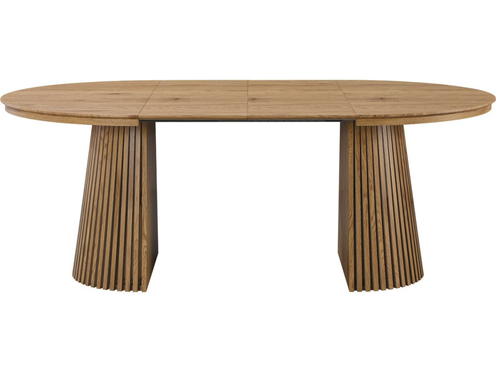 Tavolo da pranzo allungabile in legno "Sylva" - 120/200 cm - Posti a sedere da 4 a 8 - Marrone