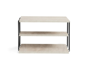 Tavolino in legno "Lifon" - 50 x 40 x 33 cm - Travertino