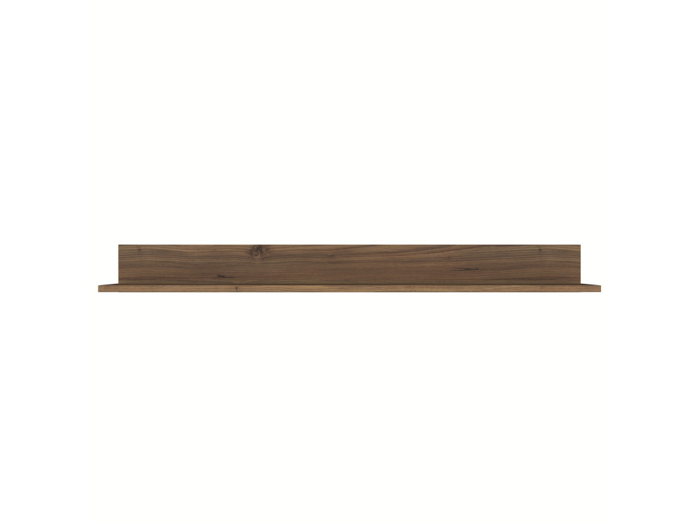 Mensola da parete in legno "Eno" - 135 x 13 x 15 cm - Marrone