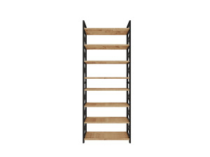 Libreria in legno "Plastic" - 46 x 18 x 128 cm - Nero
