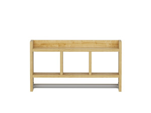 Mensola da parete in legno "Asya" - 63 x 14 x 35 cm - Beige