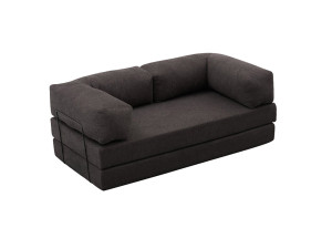 Divano a 3 posti in tessuto "Comfort" - 190 x 95 x 75 cm - Grigio antracite