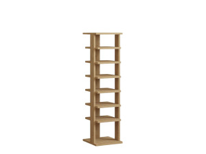 Scarpiera in legno "Ayka" - 30 x 30 x 110 cm - Beige