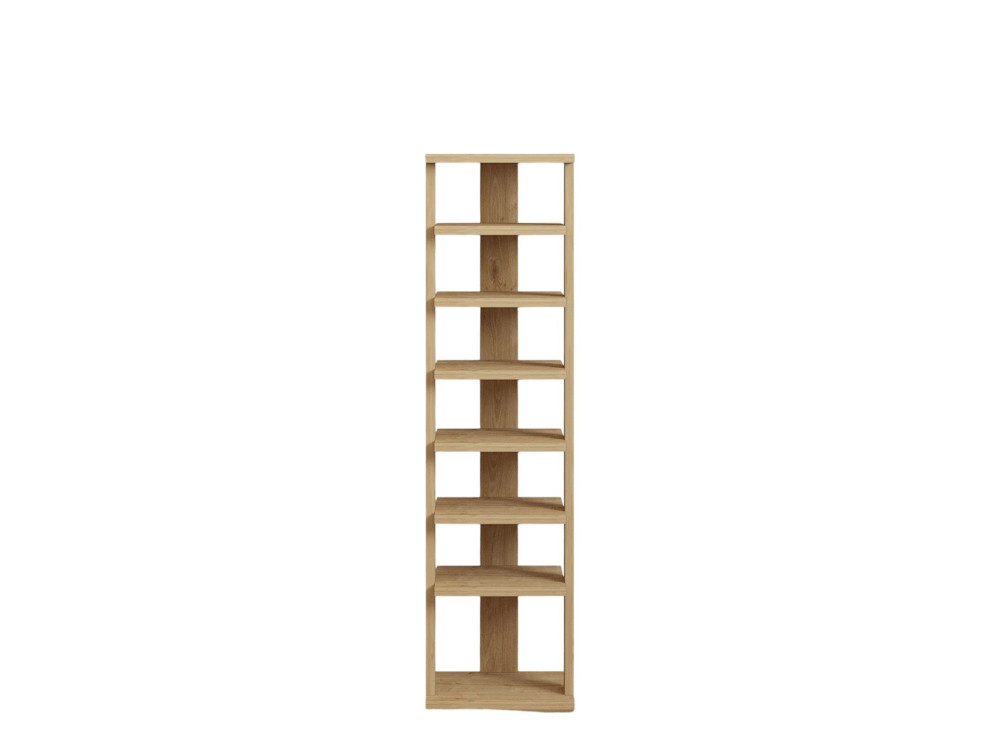 Scarpiera in legno "Ayka" - 30 x 30 x 110 cm - Beige