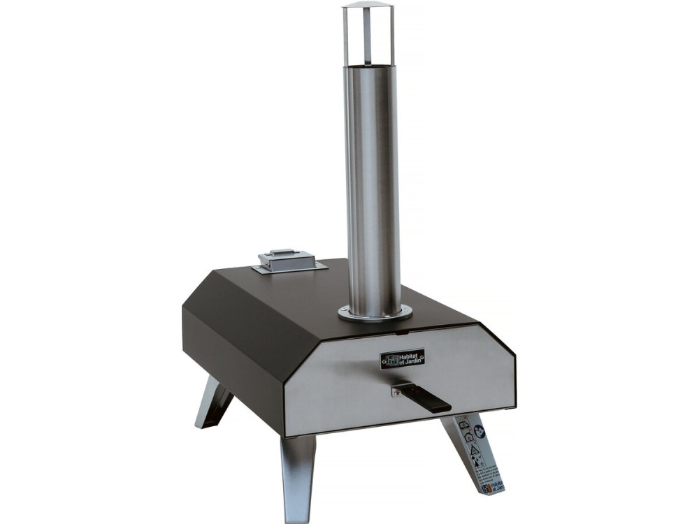 Forno per pizza a pellet "Master" - 36 x 54,4 x 71,5 cm