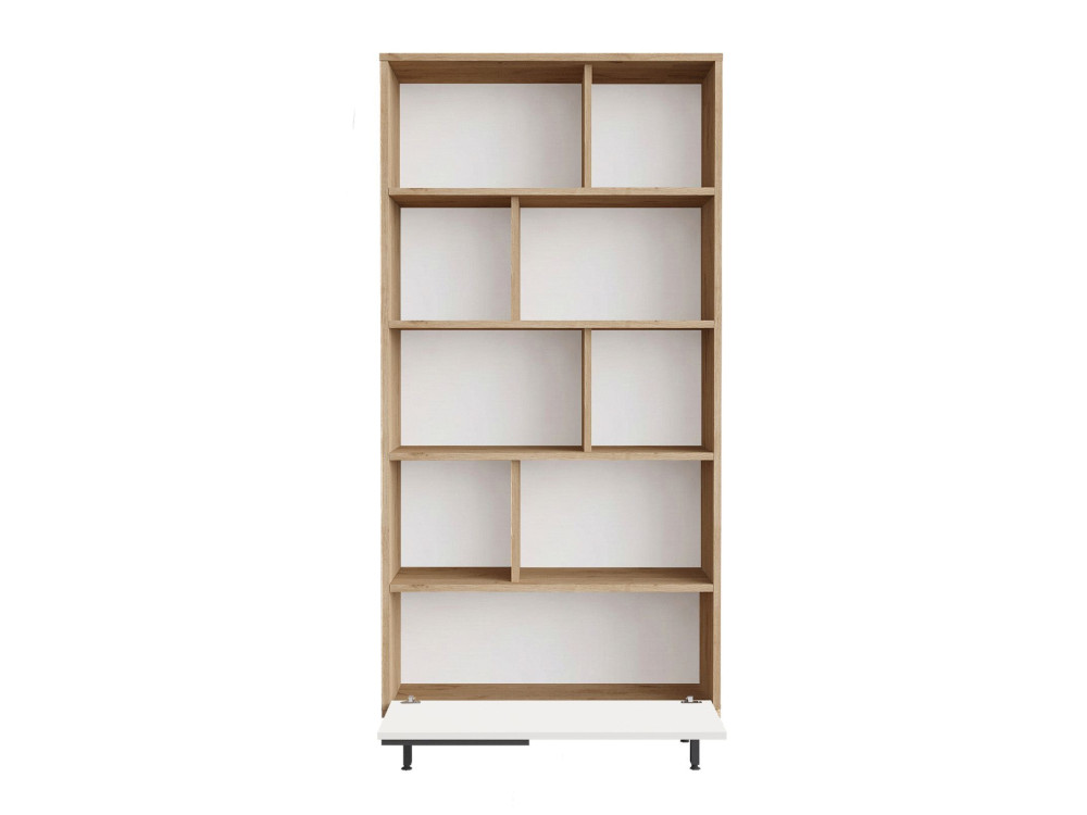 Libreria in legno "ON4-SW" - 84 x 30 x 176 cm - Bianco