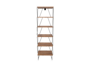 Libreria in legno "Balaban" - 46 x 30 x 165 cm - Marrone