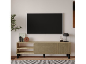 Porta TV in legno "River" - 150 x 31 x 48 cm - Beige 2