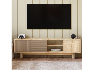 Porta TV in legno "Ravello" - 150 x 30 x 45 cm - Beige 2