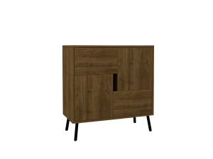 Credenza in legno "Darien" - 76 x 35 x 79 cm - Marrone