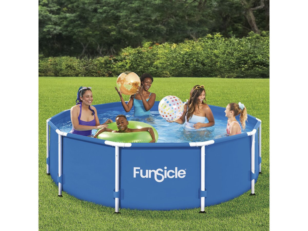 Piscina tubolare rotonda "Auria" - 305 x 76 cm - Blu