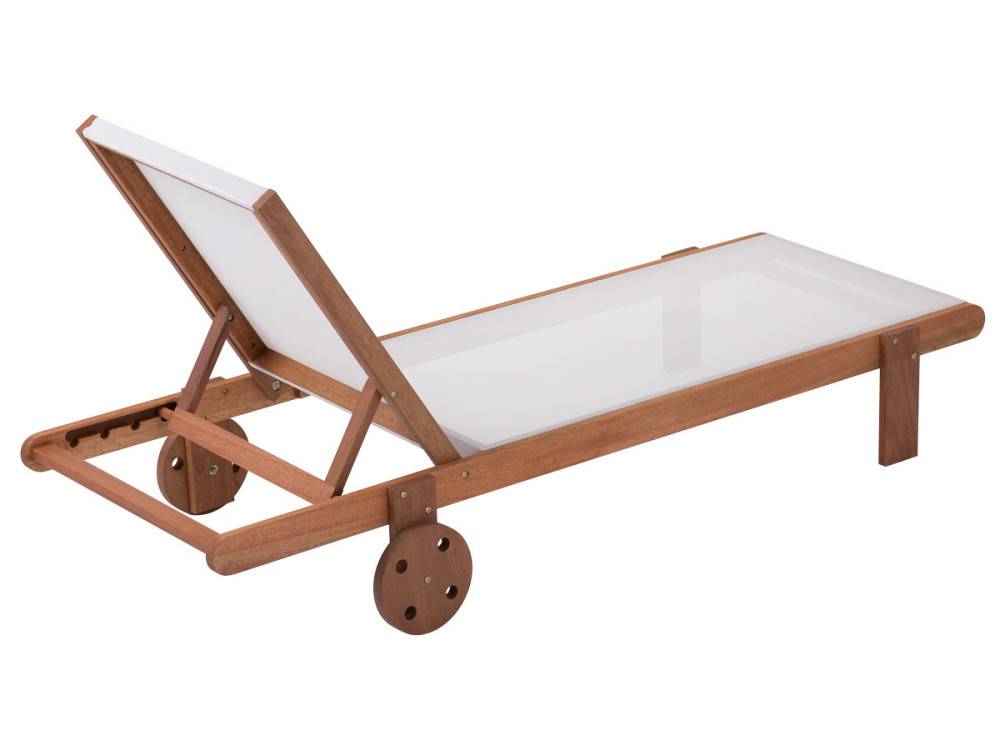 Lettino in legno esotico SAIGON - Maple -  Marrone chiaro