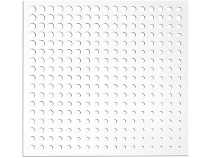Pannello decorativo - "Luna" - Set di 5 - 1,00 x 1,00 m - Bianco
