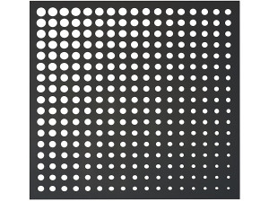 Pannello decorativo - "Luna" - Set di 5 - 1,00 x 1,00 m - Grigio