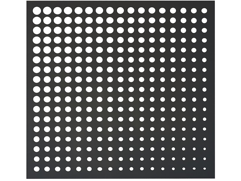 Pannello decorativo - "Luna" - Set di 5 - 1,00 x 1,00 m - Grigio