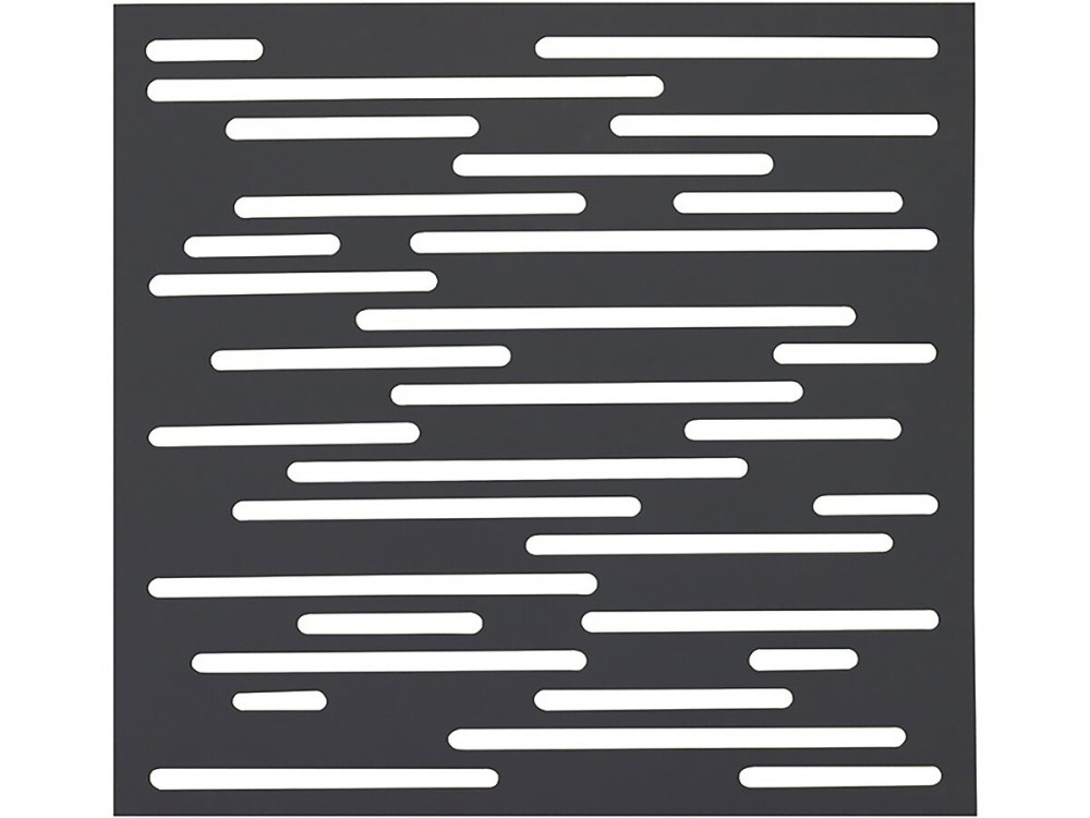Pannello decorativo - "Nautic" - Set di 5 - 1,00 x 1,00 m - Grigio