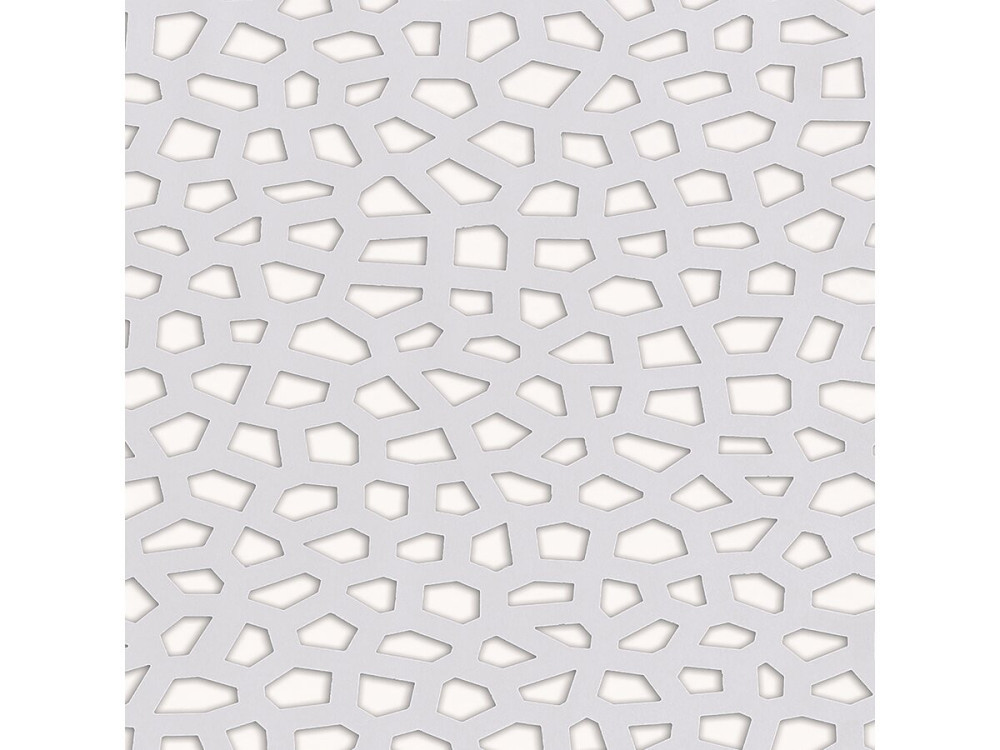 Pannello decorativo - "Mosaico" - Set di 5 - 1,00 x 2,00 m - Bianco
