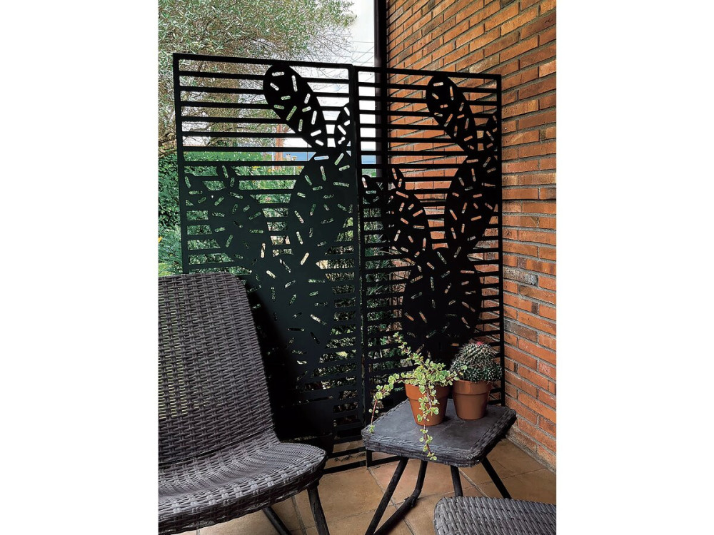 Pannello decorativo - "Cactus" - Set di 4 - 0,60 x 1,50 m - Verde