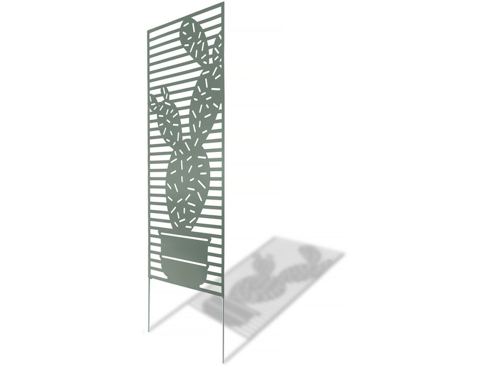Pannello decorativo - "Cactus" - Set di 4 - 0,60 x 1,50 m - Verde