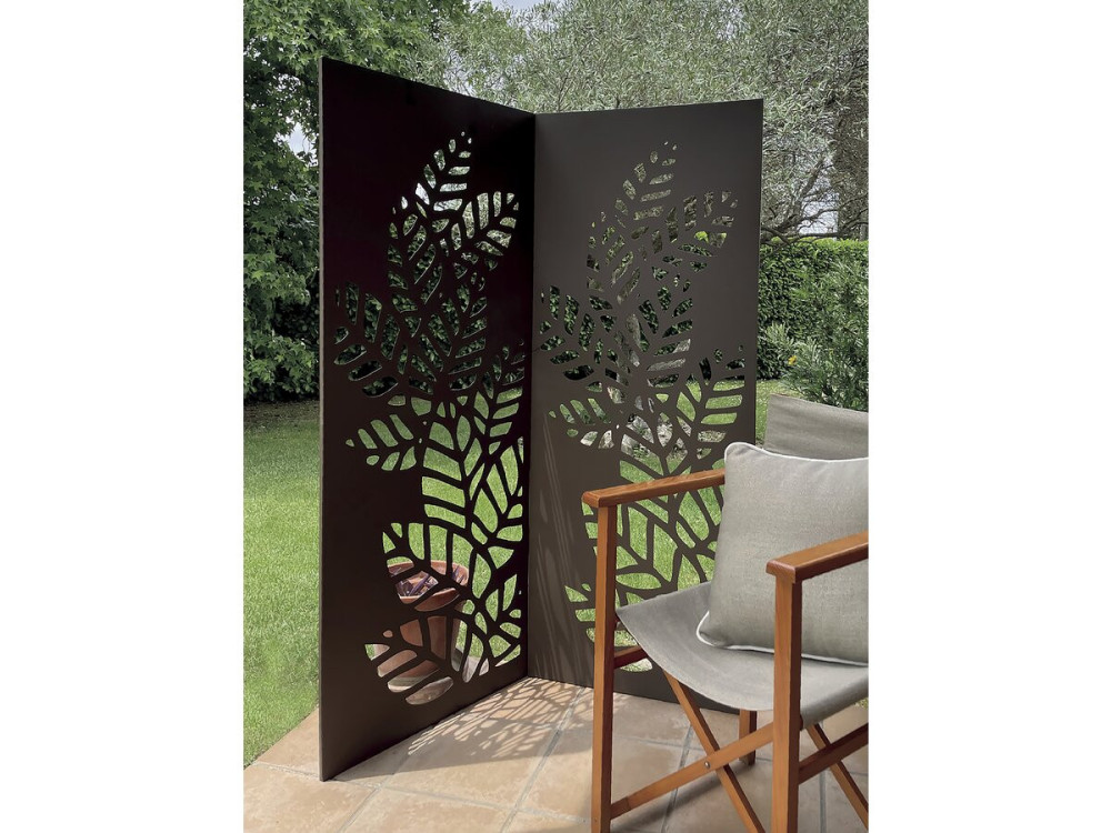 Pannello decorativo - "Athea" - Set di 4 - 0,60 x 1,50 m - Taupe