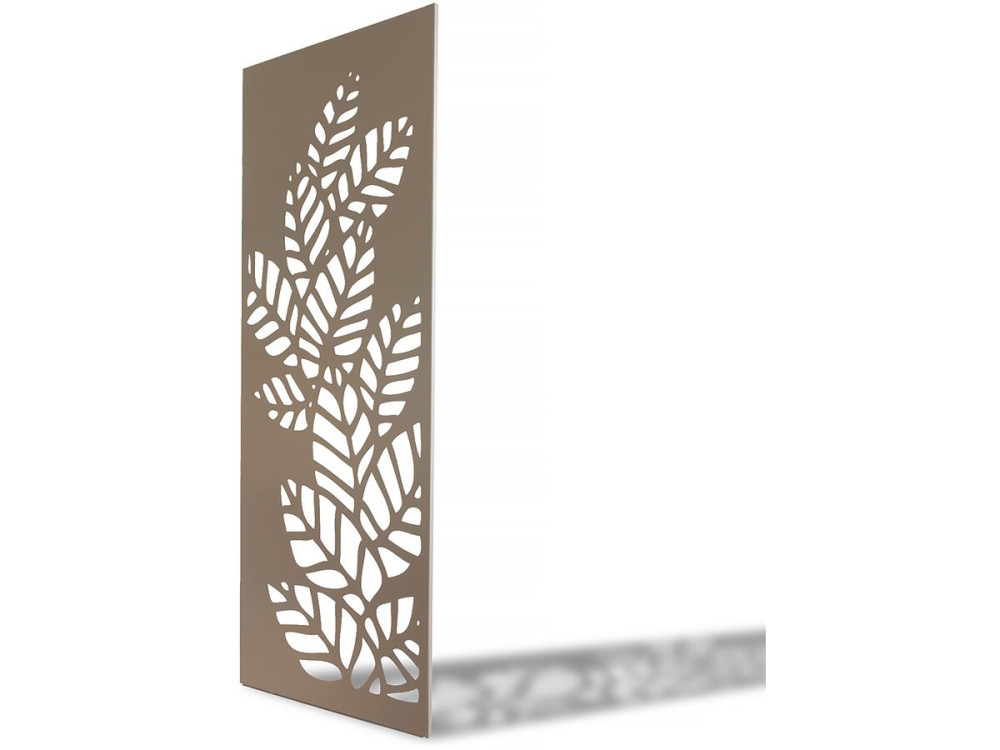 Pannello decorativo - "Athea" - Set di 4 - 0,60 x 1,50 m - Taupe