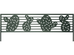 Bordo - "Cactus" - Set di 6 - 0,40 x 1,00 m - Verde