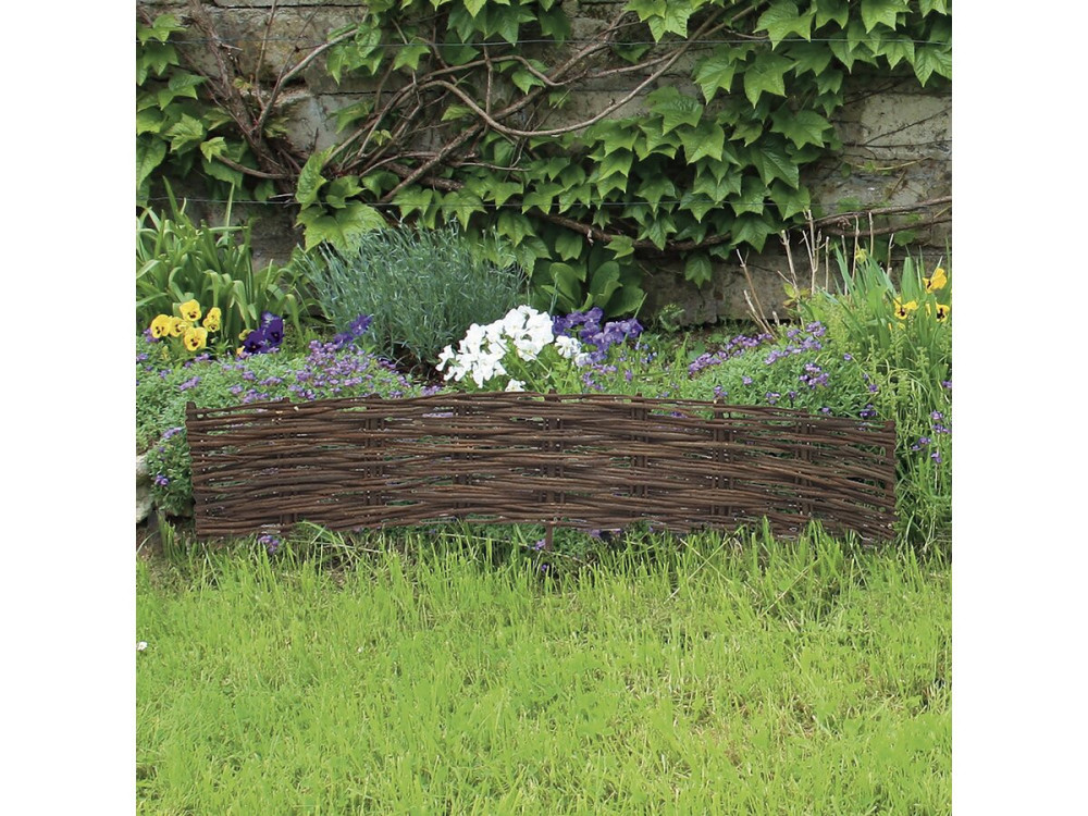 Bordo - "Wilborder" - Set di 10 - 0,30 x 1,00 m - Marrone