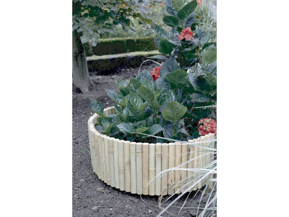 Rotolo di bordura - "Bamboo Roll" - Set di 4 - 0,30 x 2,00 m - Beige