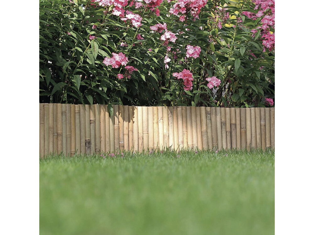 Bordo - "Bordo di bambù" - Set di 6 - 0,35 x 1,00 m - Beige