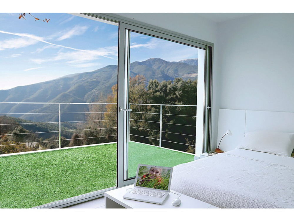 Erba sintetica - " Green Lubeck 7 " - 1 x 5 m - 7 mm - Verde