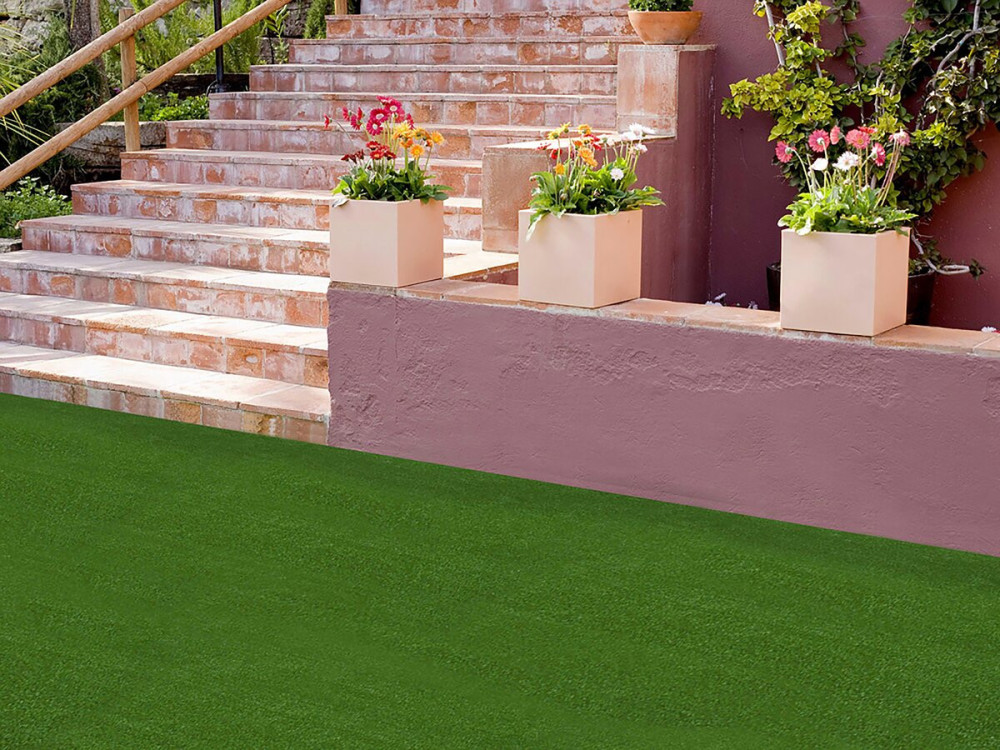 Erba sintetica - " Green Lubeck 7 " - 1 x 5 m - 7 mm - Verde