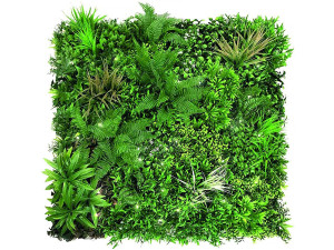 Cartello per erba - "Vertical Sauvage Led" - Set di 4 - 1,00 x 1,00 m - Verde