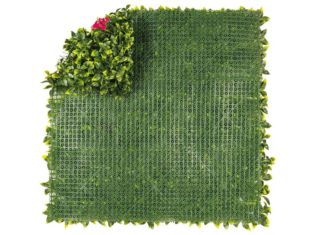 Pannello in erba - "Villa verticale" - Set di 4 - 1,00 x 1,00 m - Verde