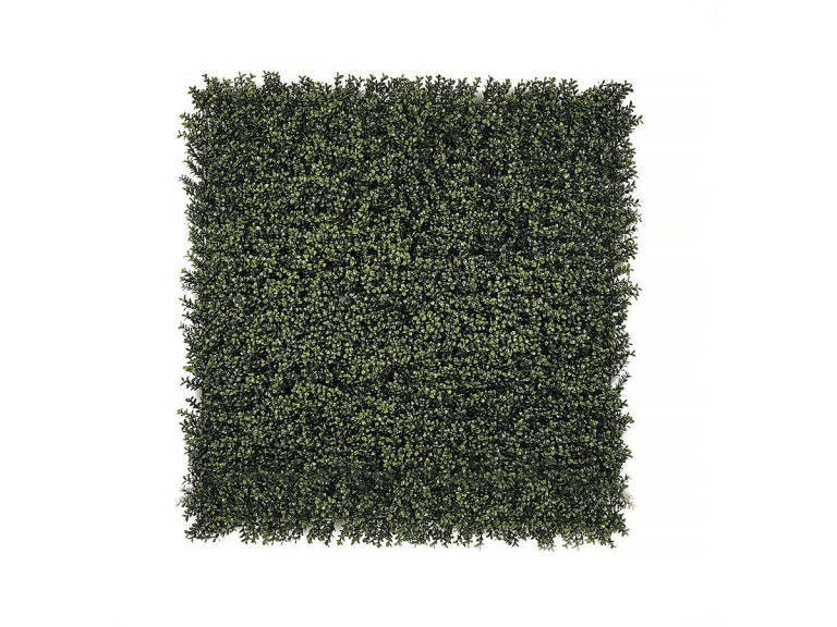 Pannello vegetale "Buxus verticale" - Set di 4 - 1,00 x 1,00 m - Verde