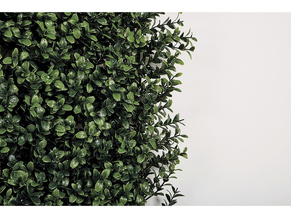 Pannello vegetale "Buxus verticale" - Set di 4 - 1,00 x 1,00 m - Verde