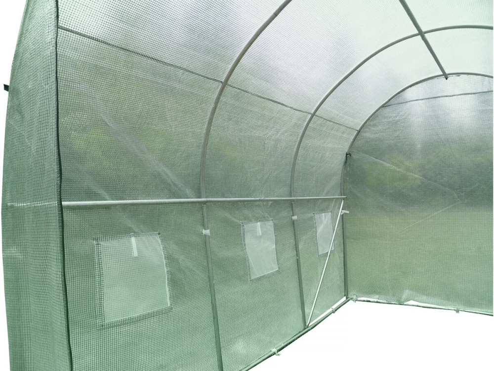 Serra a tunnel da giardino "Lys" - 6 m² - 130 g - Verde