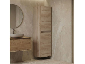 Mobile da bagno "Side 40" - 40 x 27 x 138 cm - Rovere 2